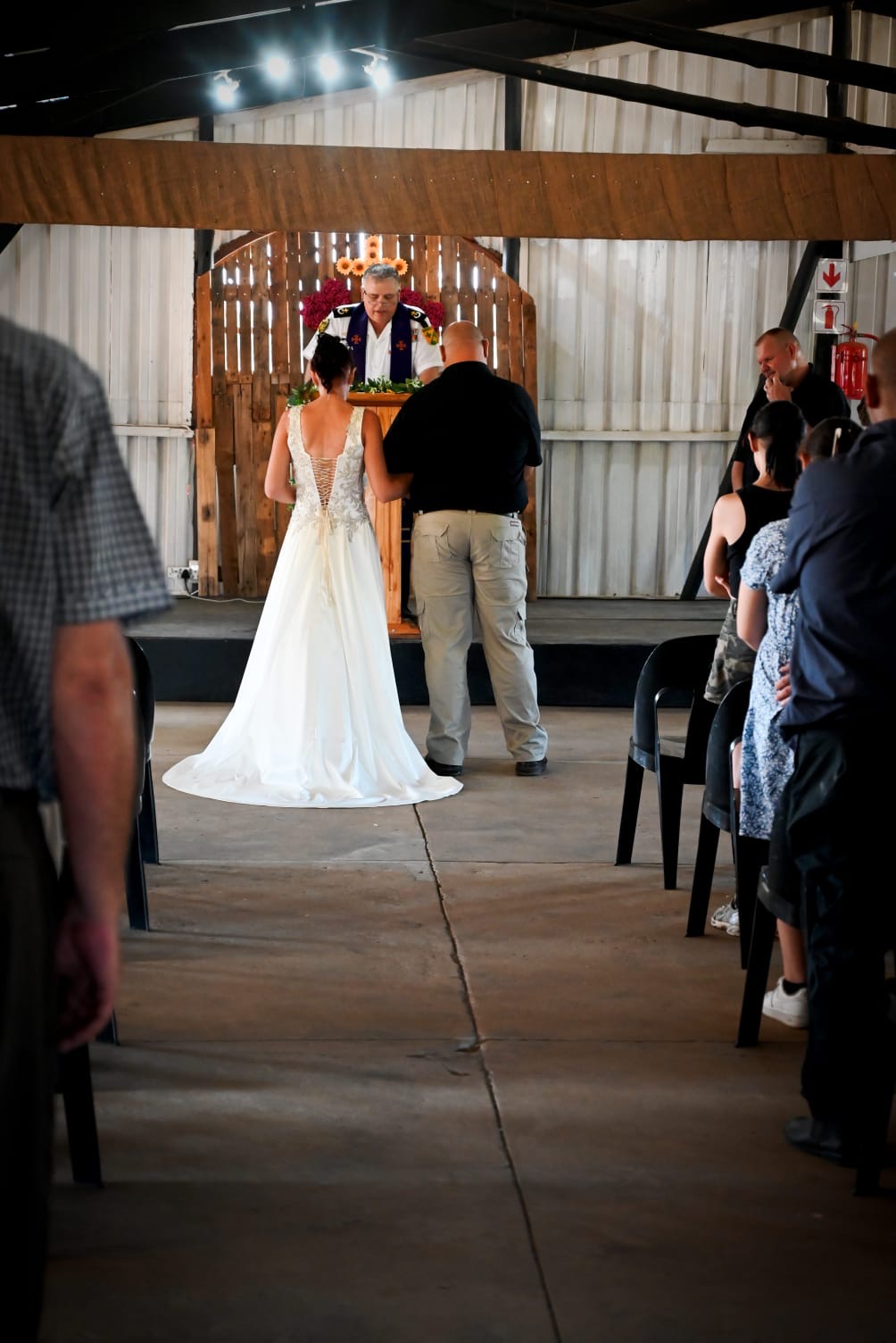 Wedding ceremony by Dr. Gerrit Rademeyer in Bedford